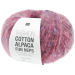 Włóczka Rico Design Fashion Cotton Alpaca Fun Neps 003 / róż
