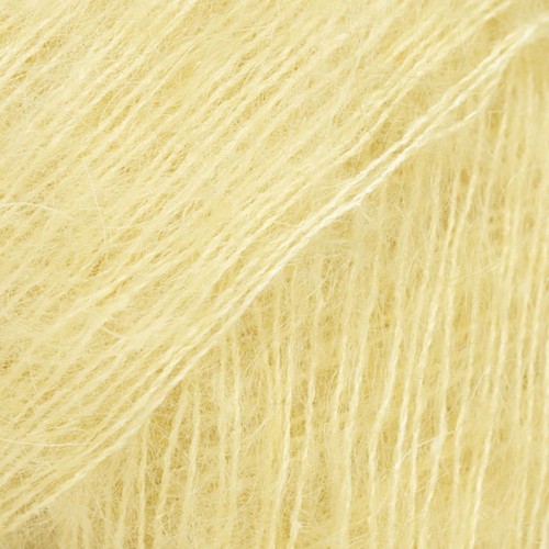 Włóczka Drops Kid-Silk 73 / żółta mgiełka / uni color