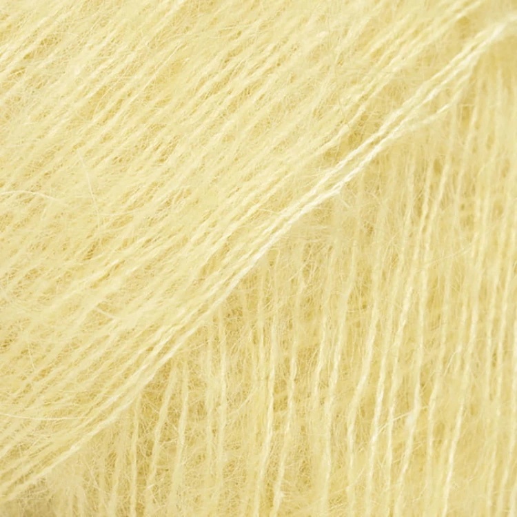 Włóczka Drops Kid-Silk 73 / żółta mgiełka / uni color