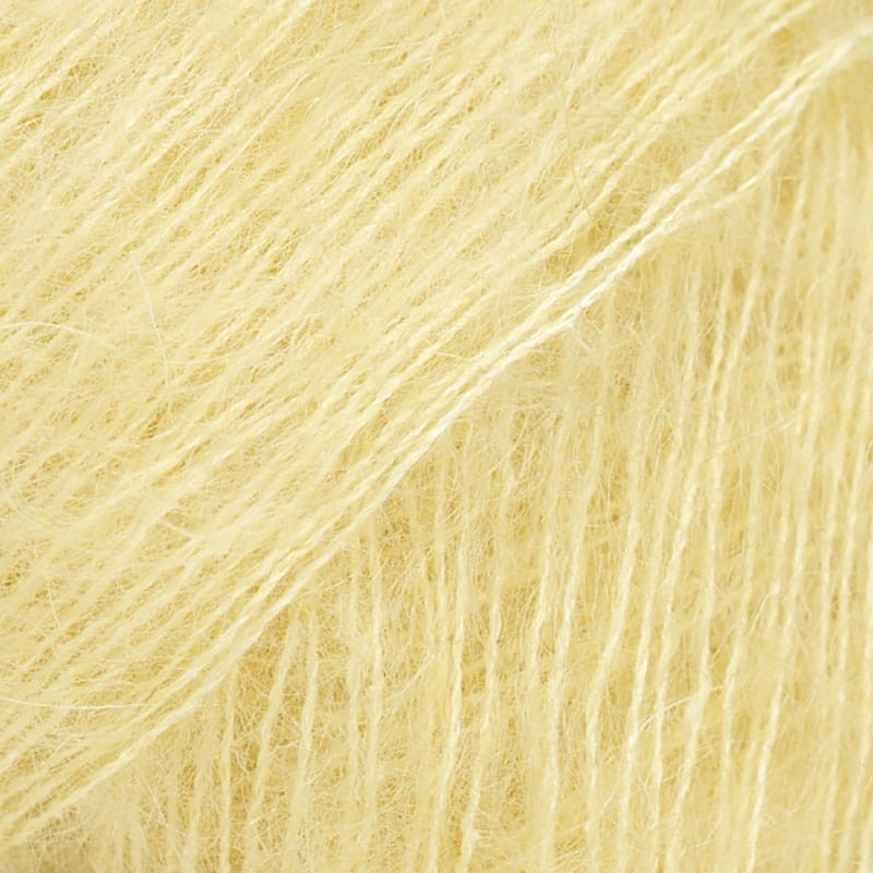 Włóczka Drops Kid-Silk 73 / żółta mgiełka / uni color