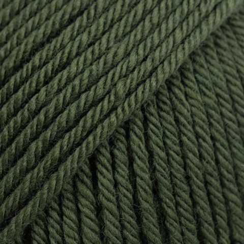 Włóczka Drops Daisy 33 / ciemny leśny / uni color
