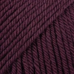 Włóczka Drops Daisy 34 / ciemne winogrona / uni color
