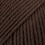 Włóczka Drops Daisy 35 / ciemny brąz / uni color