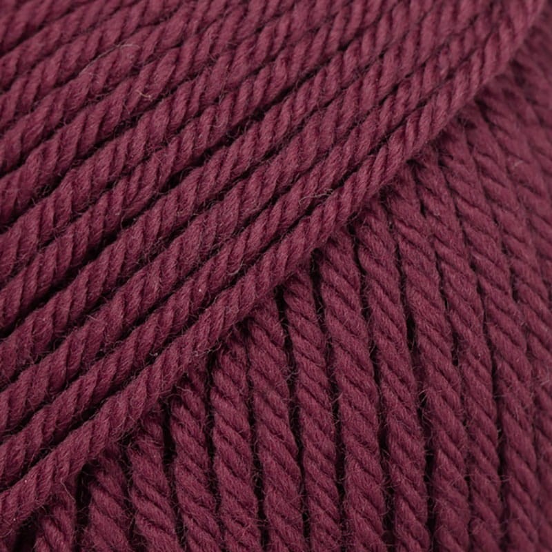 Włóczka Drops Daisy 36 / bordowy / uni color