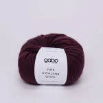 Włóczka Gabo Wool Fine Highland Wool 2910 / burgund