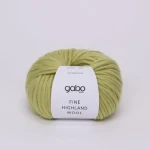 Włóczka Gabo Wool Fine Highland Wool 2477 / zielona herbata