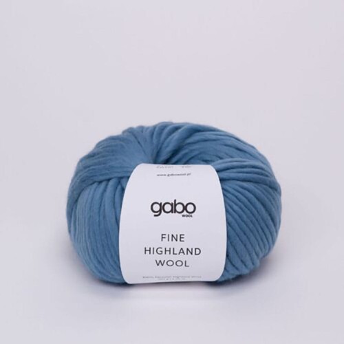 Włóczka Gabo Wool Fine Highland Wool 2869 / błękitny
