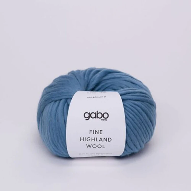 Włóczka Gabo Wool Fine Highland Wool 2869 / błękitny