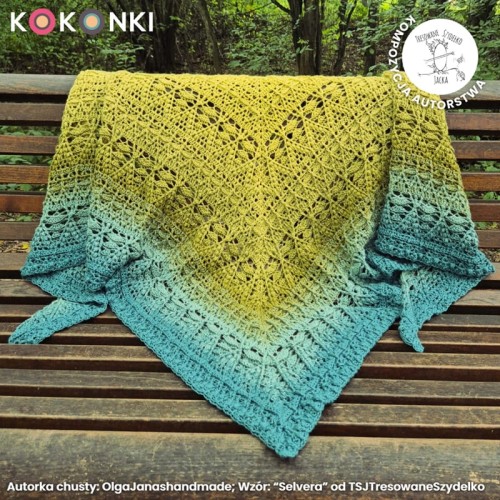 KOKONEK Merino 842 Golden Pears - Morski/ciemna mięta/oliwka/limetka/cytrynowy