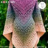KOKONEK Merino 841 Selvera - Łososiowy/zgaszona morela/khaki/ciemne khaki/burak