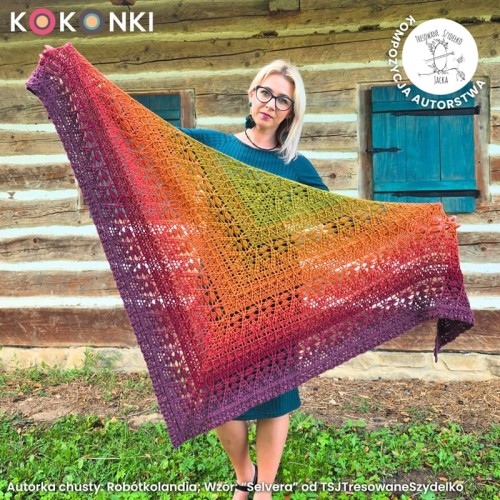 KOKONEK Merino 845 Roasted Roots - Burak/bordo/cegła/koniak/oliwka