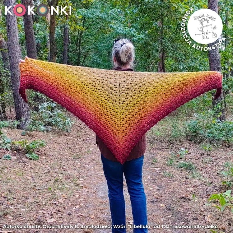 KOKONEK Merino 846 Spiced Apple - Ptysiowy/złoty/miodowy/cegła/bordo