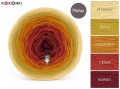 KOKONEK Merino 846 Spiced Apple - Ptysiowy/złoty/miodowy/cegła/bordo