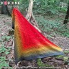 KOKONEK Merino 847 Pumpkin Field - Czerwień/jarzębina/musztarda/guacamole/ciemne khaki