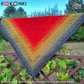 KOKONEK Merino 847 Pumpkin Field - Czerwień/jarzębina/musztarda/guacamole/ciemne