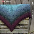 KOKONEK Merino 848 Cranberry & Mint - Wino melanż/wino/butelkowa zieleń/patyna melanż/patyna