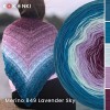 KOKONEK Merino 849 Lavender Sky - Petrol II/petrol/lodowy błękit/ametyst/burak