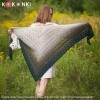 KOKONEK Merino 852 Wooland - Butelkowa zieleń/ciemne khaki/khaki/safari/jasny beż