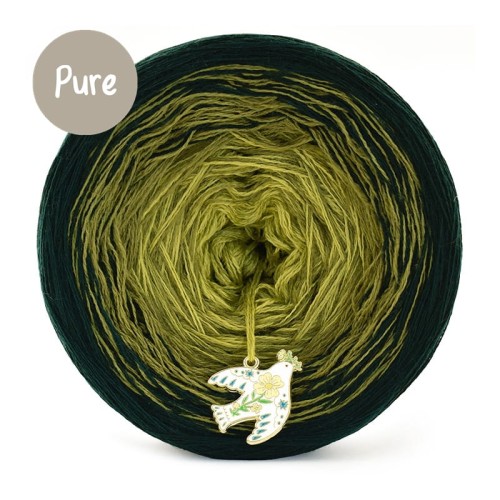 KOKONEK Pure P197 - Butelkowa zieleń/oliwka/awokado