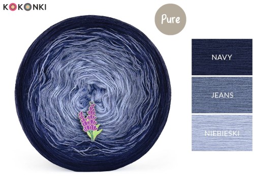 KOKONEK Pure P198 - Navy/jeans/niebieski