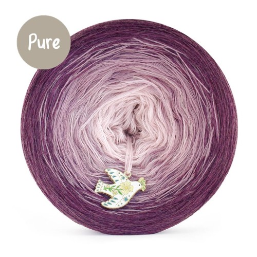 KOKONEK Pure P199 - Figa/wrzos/pastelowy róż
