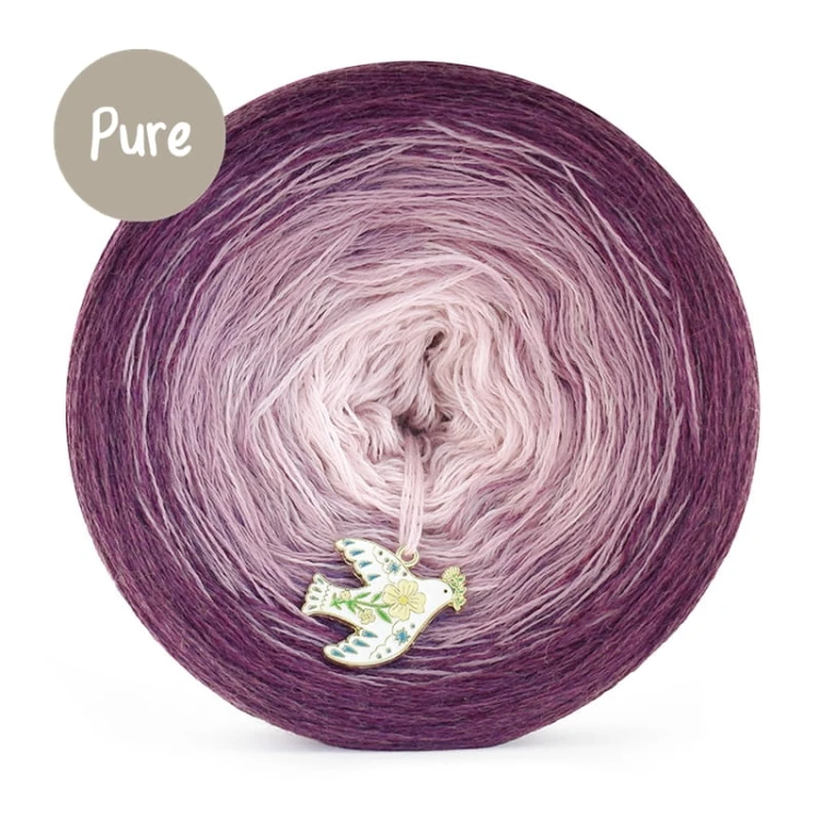 KOKONEK Pure P199 - Figa/wrzos/pastelowy róż
