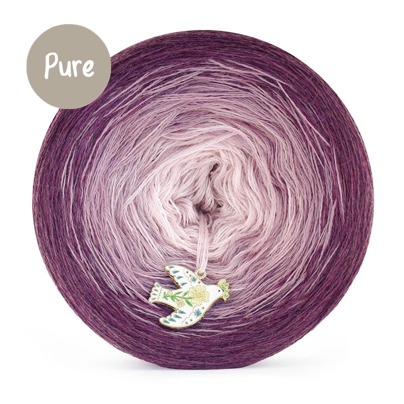 KOKONEK Pure P199 - Figa/wrzos/pastelowy róż