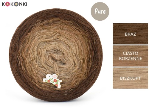 KOKONEK Pure P204 - Brąz/ciastko korzenne/biszkopt
