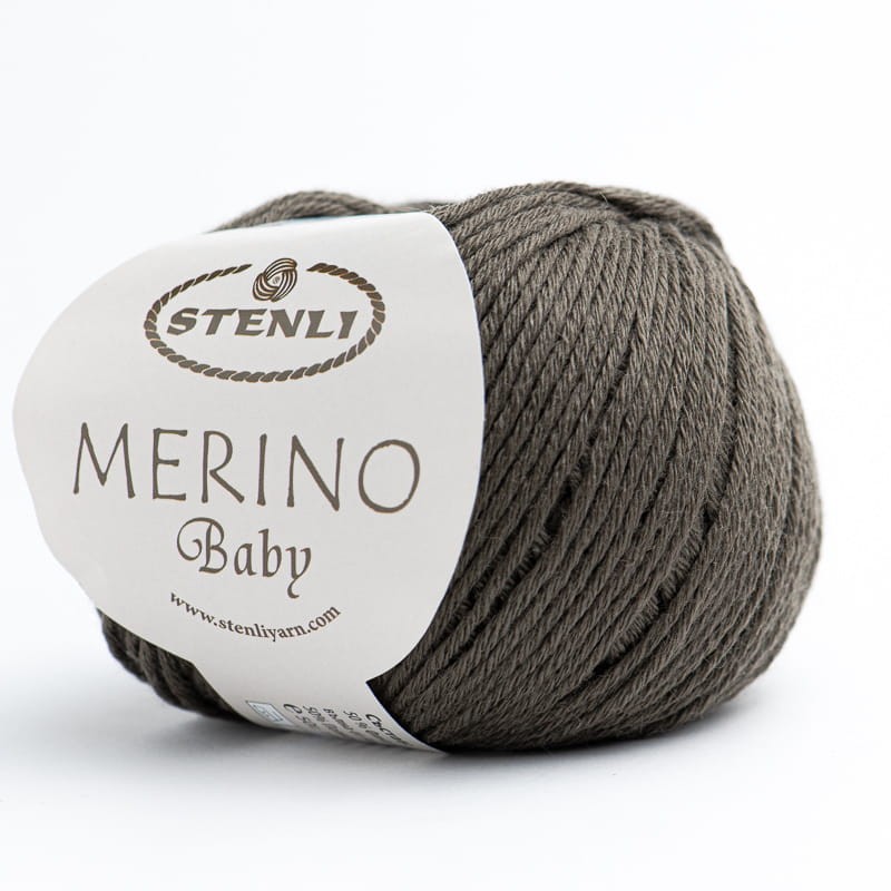 Włóczka Stenli Merino Baby 674 / zimny brąz