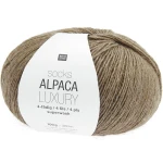 Włóczka skarpetkowa Rico Design Socks Alpaca Luxury 4ply 002 / beż