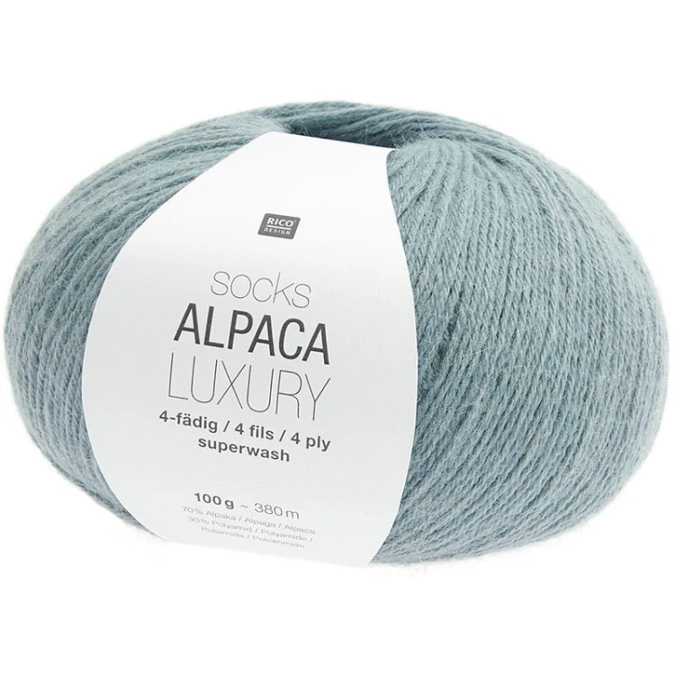 Włóczka skarpetkowa Rico Design Socks Alpaca Luxury 4ply 004 / patyna