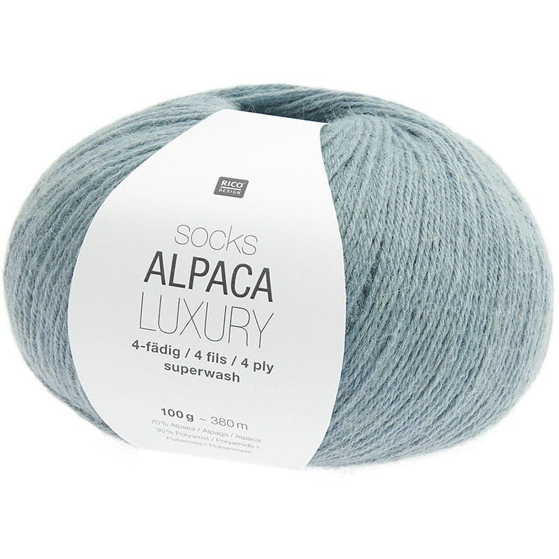 Włóczka skarpetkowa Rico Design Socks Alpaca Luxury 4ply 004 / patyna