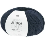 Włóczka skarpetkowa Rico Design Socks Alpaca Luxury 4ply 005 / granat  