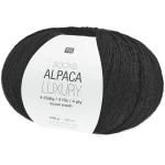 Włóczka skarpetkowa Rico Design Socks Alpaca Luxury 4ply 008 / czerń 
