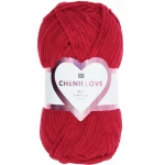 Włóczka Rico Design Chenillove 022 / czerwień