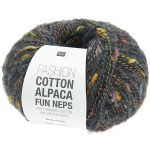 Włóczka Rico Design Fashion Cotton Alpaca Fun Neps 006 / czerń