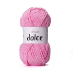 Włóczka YarnArt Dolce 858 / cukierkowy róż