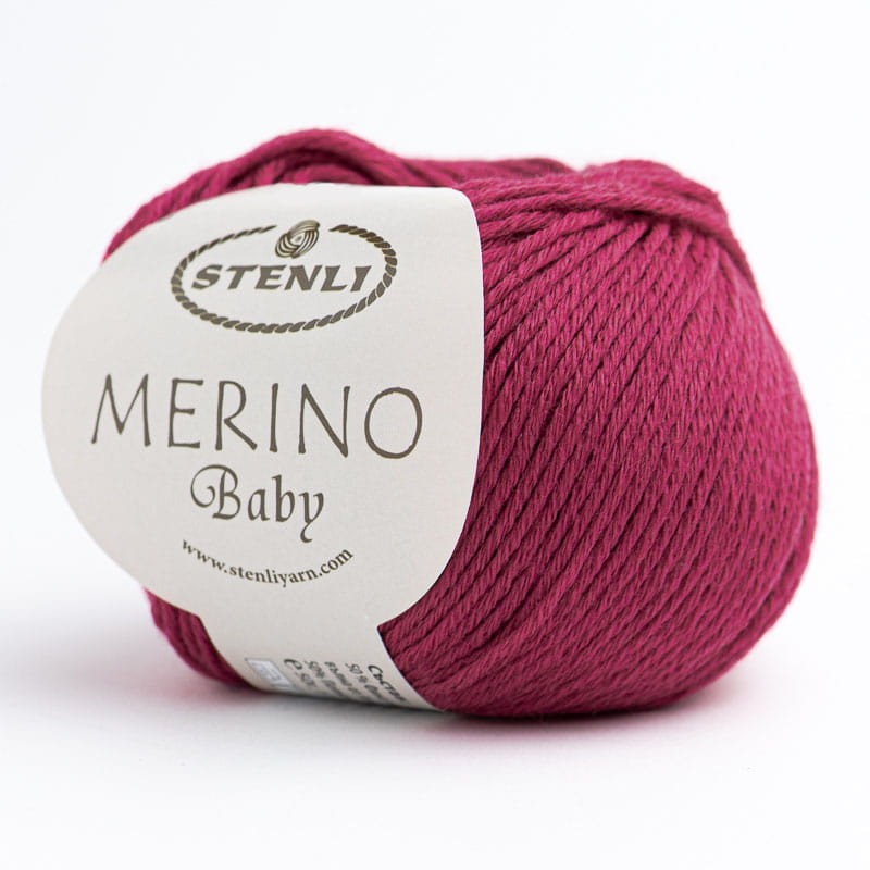 Włóczka Stenli Merino Baby 145 / amarant