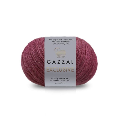 Włóczka Gazzal Exclusive 9945 / winogrono