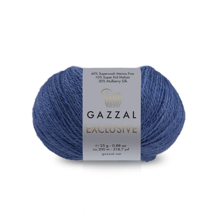 Włóczka Gazzal Exclusive 9938 / denim