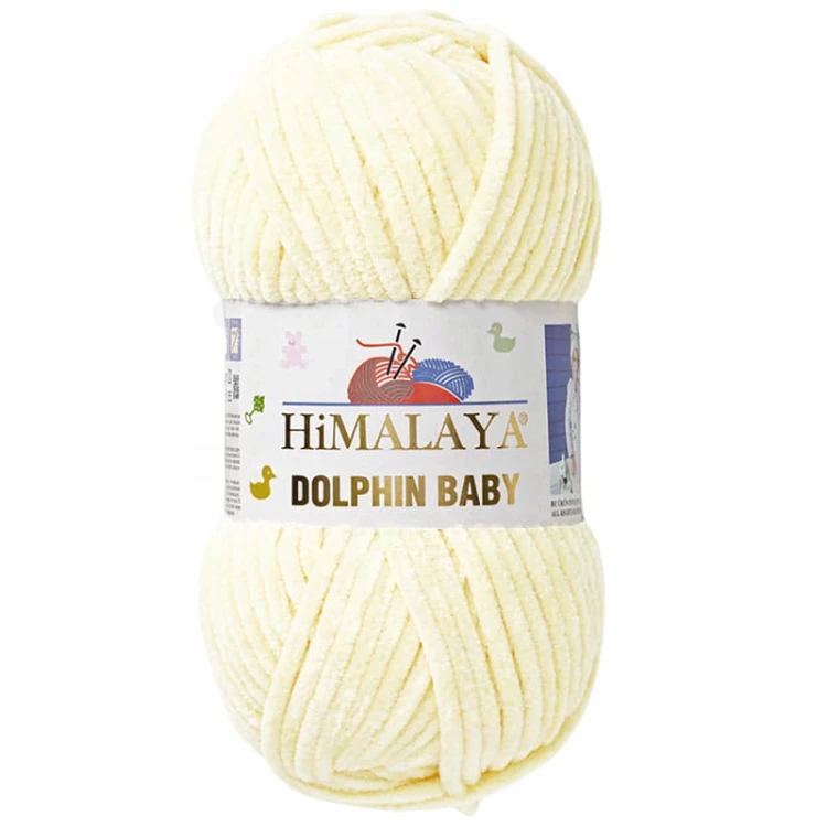 Włóczka Himalaya Dolphin Baby 375 / wanilia