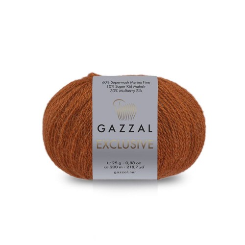 Włóczka Gazzal Exclusive 9929 / rdza