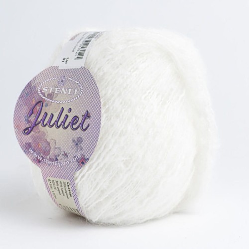 Włóczka Stenli Juliet 01 / biel