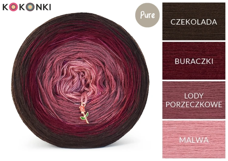 KOKONEK Pure P174 - Czekolada/buraczki/lody porzeczkowe/malwa