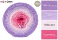 KOKONEK Pure P188 - Jasny fiolet/fiołek/jasny róż/słodki róż