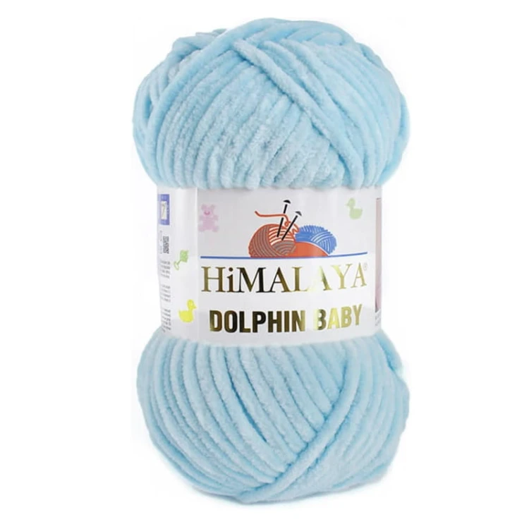 Włóczka Himalaya Dolphin Baby 385 / jasny niebieski