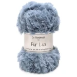 Příze Go Handmade Fur Lux 17668 / jeans