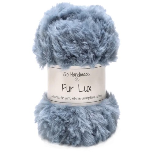 Włóczka Go Handmade Fur Lux 17668 / jeans