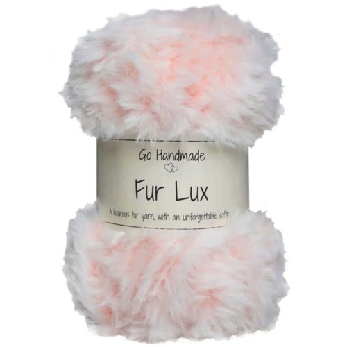 Włóczka Go Handmade Fur Lux 17664 / perłowa róża