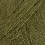Włóczka Drops Kid-Silk 66 / ciemna oliwka / uni color 